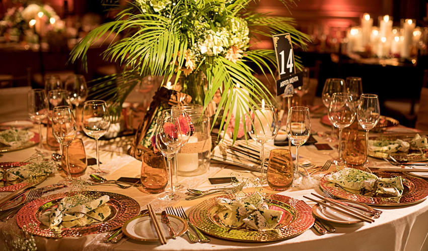 Arpita Mehta's Floral Designon Table